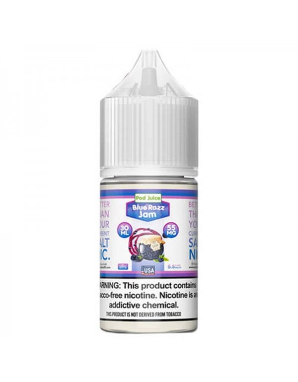 Pod Juice Tobacco-Free Salts - Blue Razz Jam