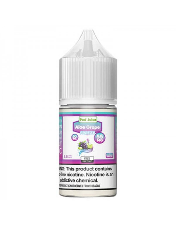 Pod Juice Tobacco-Free Salts - Aloe Grape Freeze