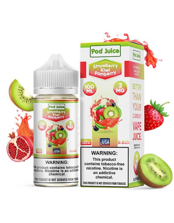 Pod Juice Synthetic - Strawberry Kiwi Pomberry