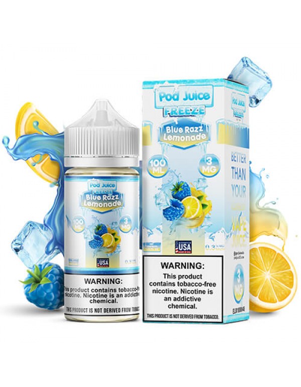 Pod Juice Synthetic - Blue Razz Lemonade Freeze