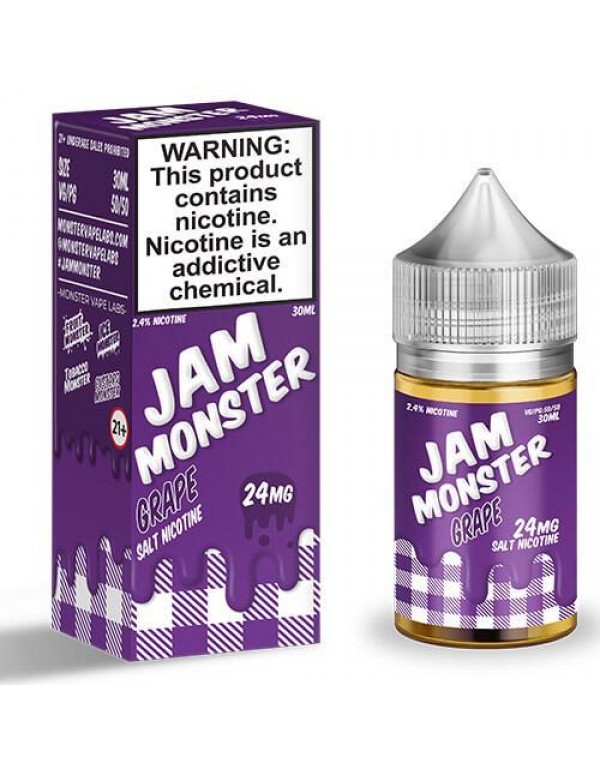 Jam Monster Synthetic Salt - Grape