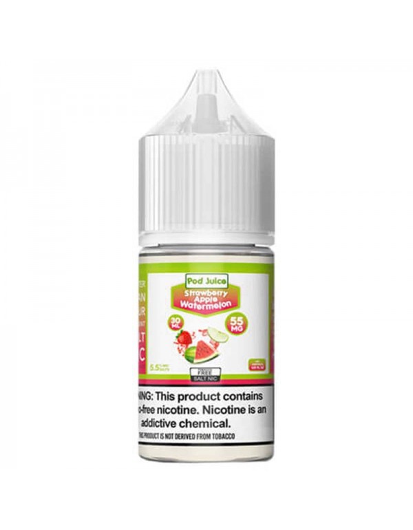 Pod Juice Tobacco-Free Salts - Strawberry Apple Wa...