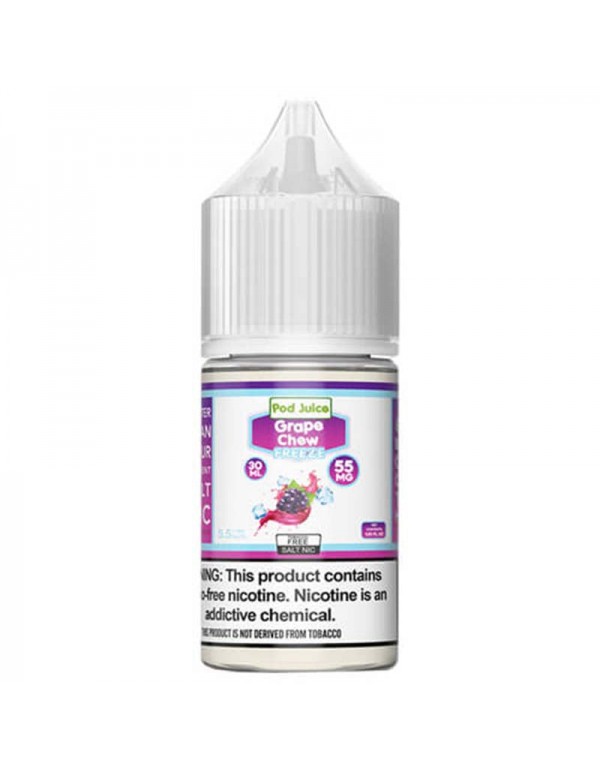 Pod Juice Tobacco-Free Salts - Grape Chew Freeze