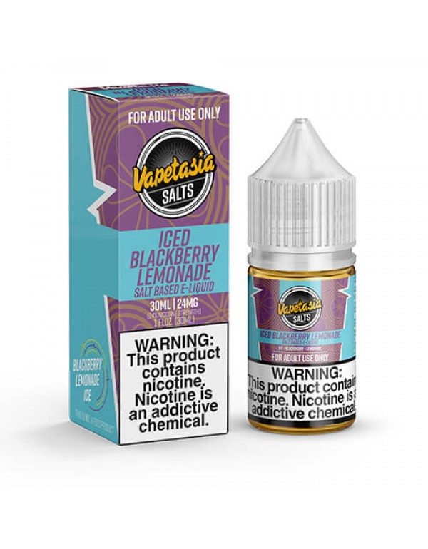 Vapetasia eJuIce Iced Salts - Blackberry Lemonade