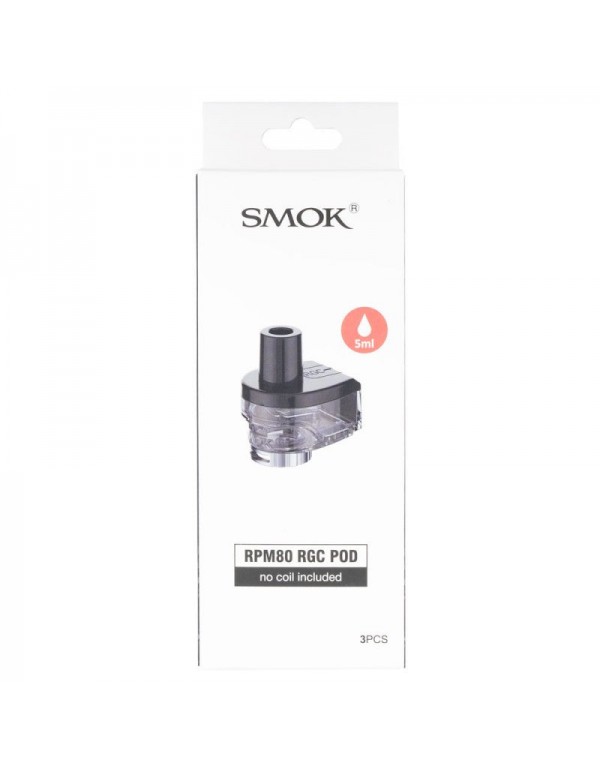 SMOK RPM 80 RGC Pod (Empty Pod), 3 Pack