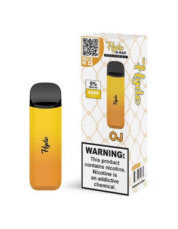Hyde N-Bar Recharge Disposable Vape, 10ml, 50mg
